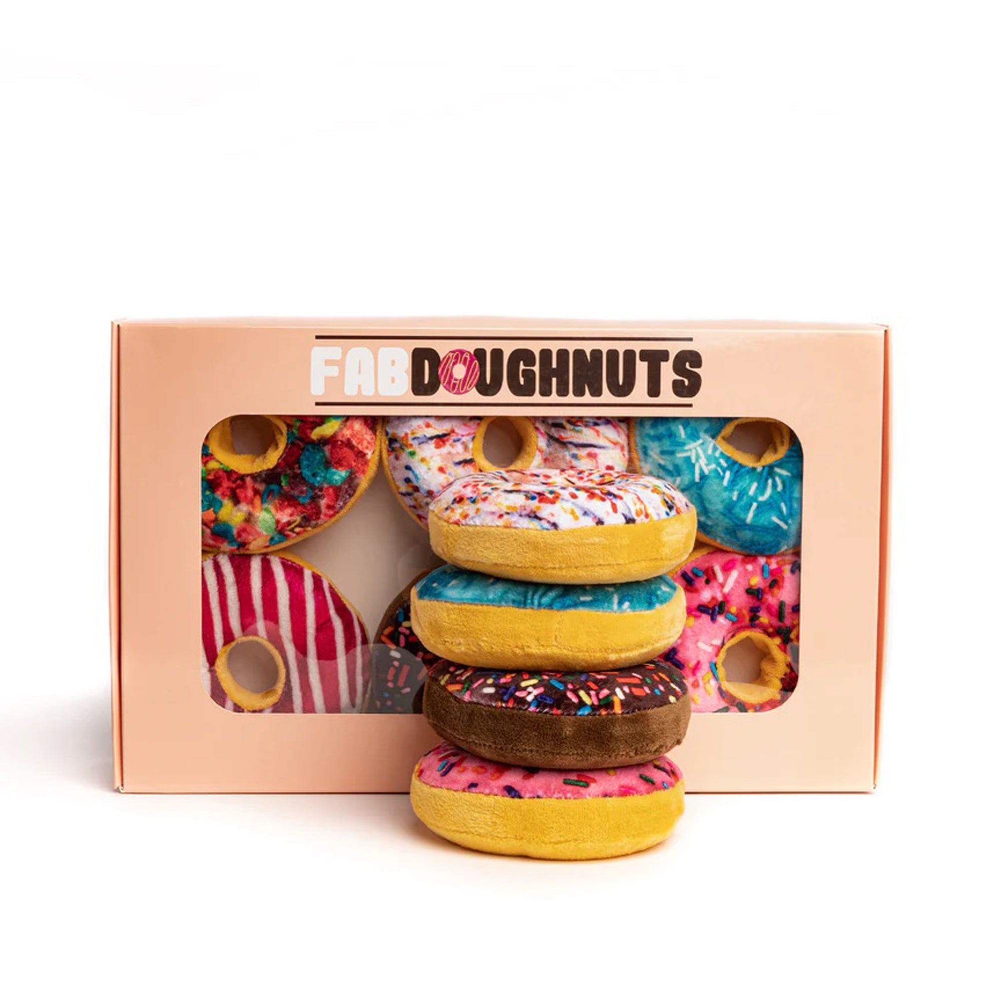 FabDog Box Of Doughnuts 6 Pack